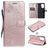 Mobigear Butterfly Housse OPPO A94 5G Etui Porte-Monnaie - Rose doré