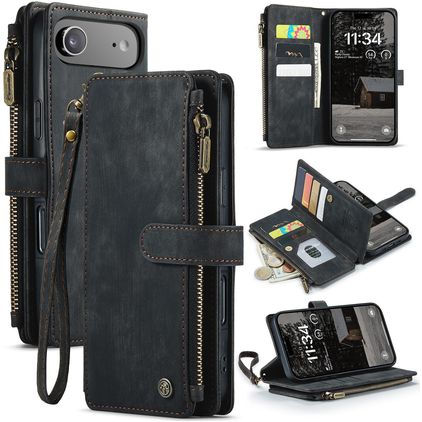 CaseMe C30 Housse iPhone Air Etui Porte-Monnaie - Noir