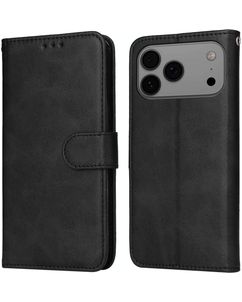 Mobigear Wallet iPhone 18 Pro Max Étui Portefeuille - Noir