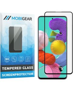 Mobigear Premium Samsung Galaxy A51 Verre trempé Protection d'écran - Compatible Coque - Noir