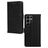 Mobilize Wallet Housse Samsung Galaxy S25 Ultra Etui en Cuir Véritable Porte-Monnaie - Noir