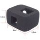 Mobigear Foam Coque GoPro HERO 5 / 6 / 7 / 2018 Coque en Foam - - GoPro HERO 5 / 6 / 7 / 2018 - Noir