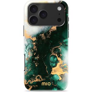 MIO Coque iPhone 17 Pro Max MagSafe Coque arrière Rigide - Green Marble