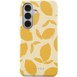 Burga MagSafe Tough Coque Samsung Galaxy S26 Plus MagSafe Coque arrière Rigide Anti-Chocs - Lemon Tart