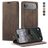 CaseMe 013 Housse iPhone Air Etui Porte-Monnaie - Coffee