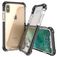 Mobigear Crystal Coque iPhone X Coque arrière Rigide - Noir / Transparent