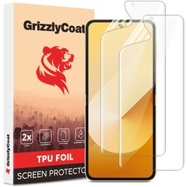 GrizzlyCoat Samsung Galaxy Z Flip 5 Hydrogel TPU Protection d'écran - Compatible Coque - Noir