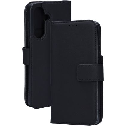Mobiparts Samsung Galaxy A56 Cuir véritable Étui Portefeuille - Noir