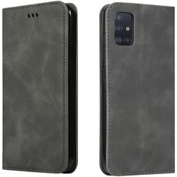 Mobigear Retro Slim Housse Samsung Galaxy A51 Etui - Gris