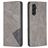 Mobigear Rhombus Slim Samsung Galaxy A35 Étui - Gris