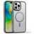 Mobigear Shockproof Coque iPhone 16 Pro Max MagSafe Coque arrière Rigide - Gris