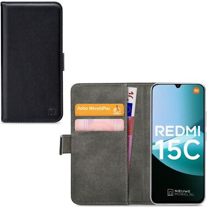 Mobilize Classic Gelly Housse Xiaomi Redmi 15C Etui Porte-Monnaie - Noir