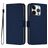 Mobigear Urban Wallet Housse iPhone 16 Pro Etui Porte-Monnaie - Bleu Marin