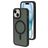 Mobiparts Hardcover iPhone 15 MagSafe Plastique rigide Coque arrière - Satin Black