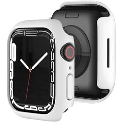 Mobigear Colors Coque Apple Watch - 45 mm Thin Coque Rigide - Blanc