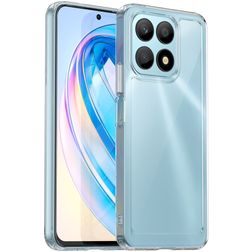 Mobigear Crystal Coque Transparente HONOR X8A Coque arrière Rigide - Transparent
