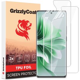 GrizzlyCoat OPPO Reno 12 Pro Hydrogel TPU Protection d'écran - Compatible Coque (Lot de 2)
