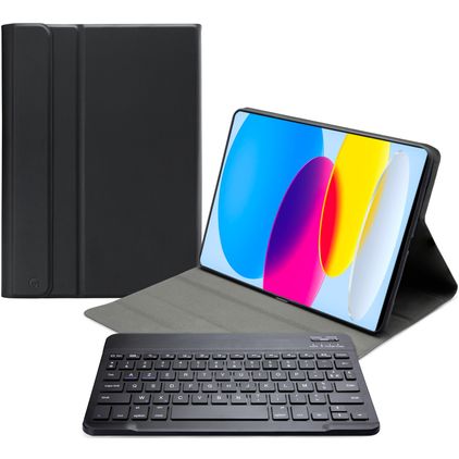 Mobilize Detachable Bluetooth Keyboard Coque iPad 10 (2022) Etui Clavier Bluetooth AZERTY - Noir