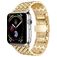 Mobigear Dragon Bracelet Acier pour Apple Watch Fermeture boucle déployante - 49/46/45/44 mm - Or