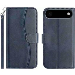 Mobigear S Line Housse iPhone Air Etui Porte-Monnaie - Bleu Marin