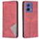 Mobigear Rhombus Slim Motorola Moto G85 Étui - Rouge