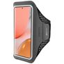 Mobiparts Comfort Fit Brassard Téléphone Samsung Galaxy A72 Brassard Coque de Sport en Neoprène - Noir