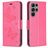Mobigear Butterfly Housse Samsung Galaxy S24 Ultra Etui Porte-Monnaie - Rouge