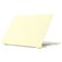 Mobigear Cream Matte MacBook Air 13 pouces (2018-2020) Coque rigide pour MacBook - Jaune - Modèle A1932 / A2179 / A2337