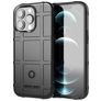 Mobigear Rugged Shield Coque iPhone 13 Pro Max Coque arrière en TPU Souple Anti-Chocs - Noir
