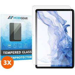 Mobigear Samsung Galaxy Tab S9 Verre trempé Protection d'écran - Compatible Coque (Lot de 3)