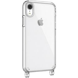 Mobigear Mix & Match Transparent iPhone XR TPU souple Coque avec cordon - Transparent