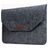 Mobigear Envelope Pochette Ordinateur portable en Feutre 13 Pouces Housse ordinateur - Noir