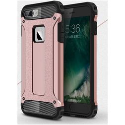 Mobigear Outdoor Coque iPhone 8 Plus Coque arrière Rigide Anti-Chocs - Rose doré