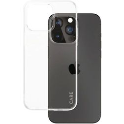 CARE by PanzerGlass Fashionable Coque Transparente iPhone 15 Pro Max Coque arrière en TPU Souple - Transparent