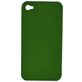Xccess Rubber Coque iPhone 4 Coque arrière en Silicone - Vert