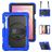 Mobigear SureGrip XGuard Coque Samsung Galaxy Tab S11 Coque arrière en Plastique rigide,Silicone + Porte-crayon + Bandoulière + Support Amovible - Dark Blue