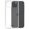 Mobilize Gelly Coque Transparente iPhone 15 Plus Coque arrière en TPU Souple - Transparent