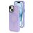 Mobiparts Hardcover Coque iPhone 15 MagSafe Coque arrière Rigide - Satin Lila