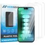 Mobigear iPhone 15 Pro Max Protection d'écran Film - Compatible Coque (Lot de 3)