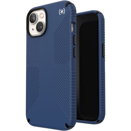 Speck Presidio2 Grip iPhone 14 Plus MagSafe Plastique rigide Coque arrière Antichoc - Coastal Blue