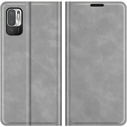 Mobigear Retro Slim Housse POCO M3 Pro Etui Porte-Monnaie - Gris