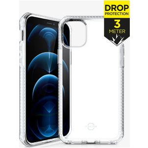 ITSkins SpectrumClear Coque Transparente iPhone 12 Coque arrière en TPU Souple Anti-Chocs - Transparent