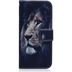 Mobigear Design Housse Huawei P40 Etui Porte-Monnaie - Lion