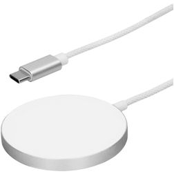Mobiparts Charge Pad Chargeur sans fil MagSafe 1 mètre 25W - Blanc