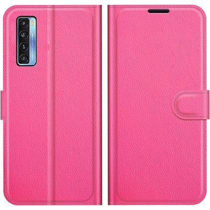Mobigear Classic Housse TCL 20L Etui Porte-Monnaie - Magenta