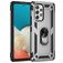 Mobigear Armor Ring Samsung Galaxy A53 Plastique rigide Coque arrière Antichoc avec bague de maintien - Argent