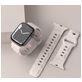 Mobigear Sport Armor Bracelet Silicone Apple Watch Fermeture à clou et passant - 49/46/45/44 mm - Sand Pink