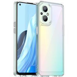 Mobigear Crystal Coque Transparente OPPO Reno 7 Lite Coque arrière Rigide - Transparent