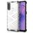 Mobigear Honeycomb Coque Transparente OPPO A31 Coque arrière Rigide Anti-Chocs - Transparent