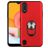 Mobigear Armor Ring Coque Samsung Galaxy A01 Coque arrière Rigide Anti-Chocs avec Anneau-Support - Rouge